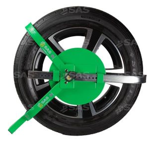 SAS GREEN V3 Wheelclamp  (click for enlarged image)